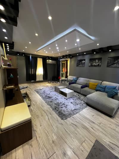 Apartment for rent in rehab city fully furnished -occupied ultra super lux close to all top restaurants and malls
