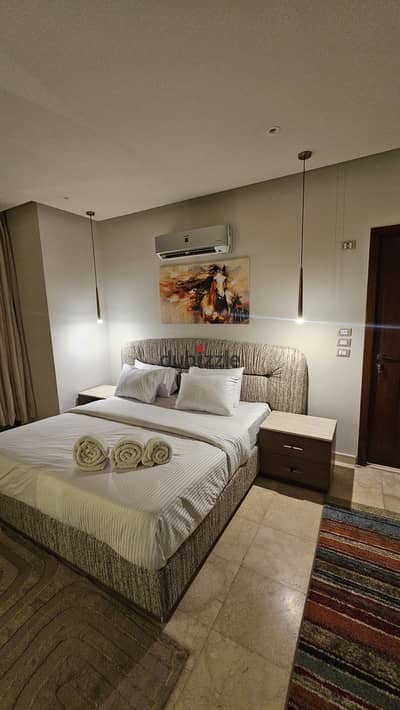 Apartment for rent in East town compound fully furnished-occupied ultra super lux close to all top restaurants and shopping malls
