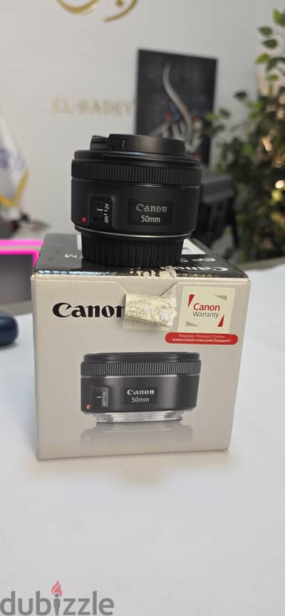 عدسة Canon EF 50mm f/1.8 STM الأصلية