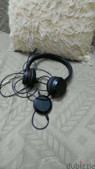 Jabra Wired Headset with USB Connection – Black