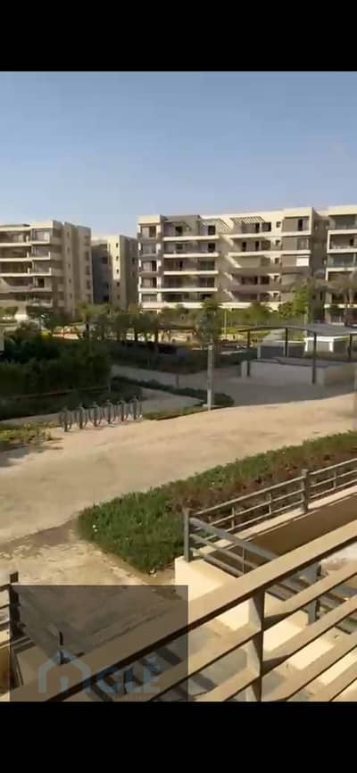 Prime Location Apartment overlooking gardens for sale in Palm Hills New Cairo Compound . BUA : 183 sqm. 3 beds ,3 baths Including maintenance & Club