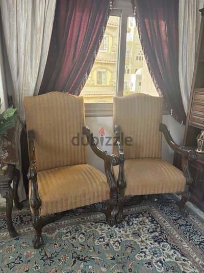 French Provincial Style Armchairs