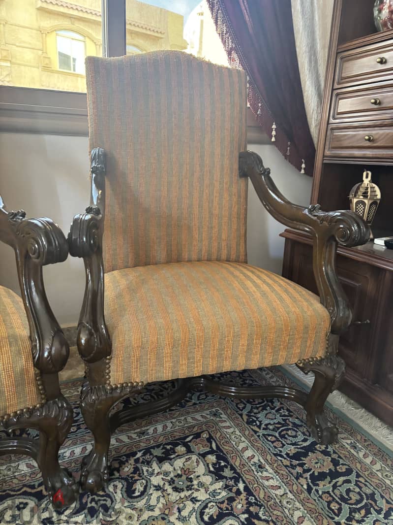 French Provincial Style Armchairs 1