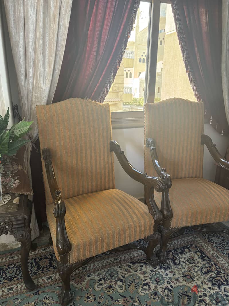 French Provincial Style Armchairs 3