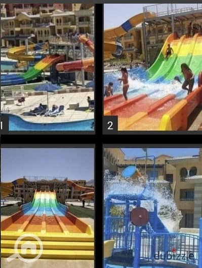 شاليه للايجار اول أكو بارك الجديدة داخل بورتو السخنه جنب الابراج والواتر فرونت من المالك مباشره