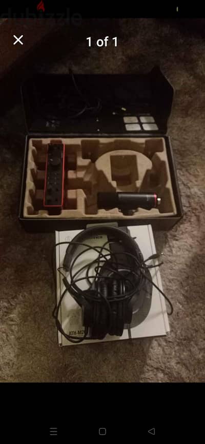 home studio focusrite g4 bundle + Audio Technica m20x)
