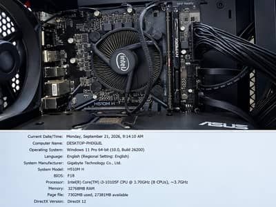I3 10105f+ H5010M H