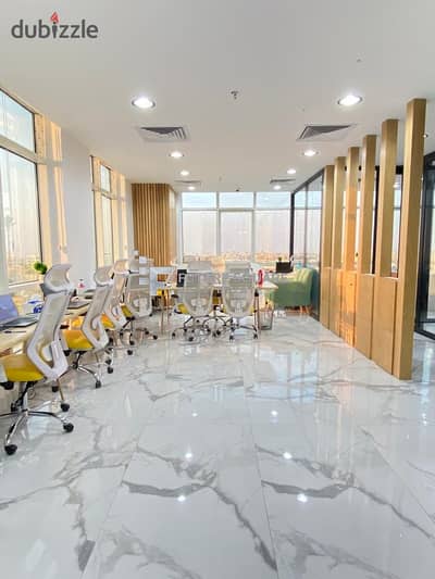 Office for rent 140m furnished ultra-modern for companies - New Cairo