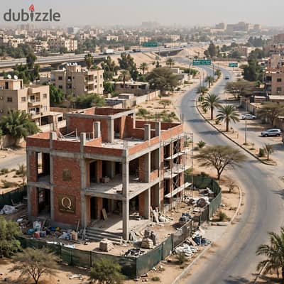 Villa For Sale 670 Sqm Corner Plot On Taha Hussein Main Road | East Academy | 1,206 Sqm Built-Up Area | Basement,Ground,First&Roof | Negotiable Price
