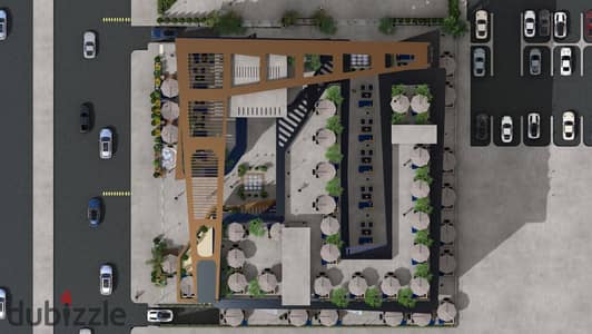 A prime retail unit located on the mall's plaza in Al-Shorouk, on Gamal Abdel Nasser Street, next to the Sodic East compound.