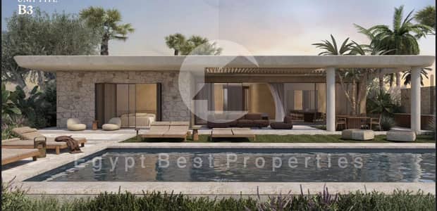 OWN THE LARGEST LUXURY ONE STORY  VILLA, FIRST ROW DIRECTLY ON THE SEA,  THE BEST PRICE IN THE NORTH COAST, ONLY 5% DP FULLY FINISHED