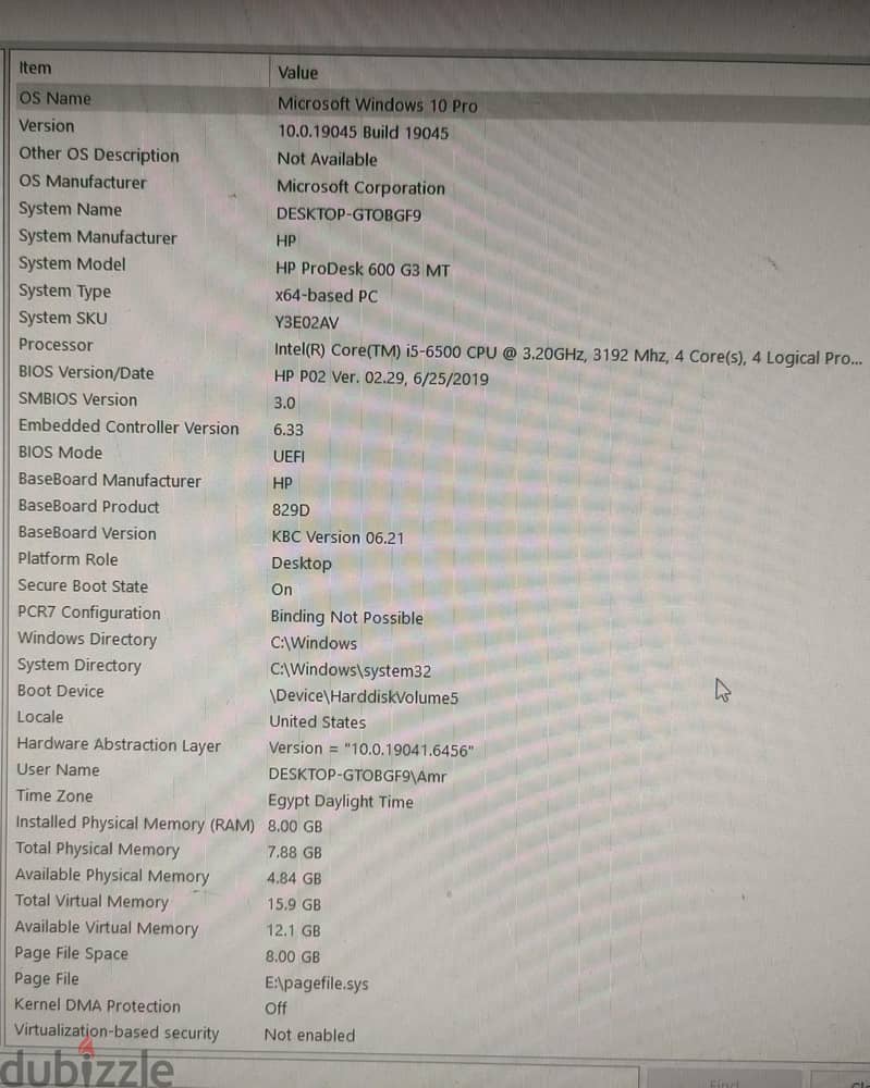 Core i5 6th 1