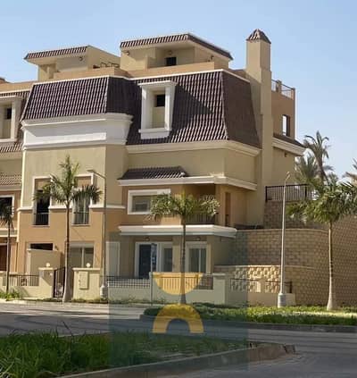 Standalone villa with 3 floors for sale at the first price in The Butterfly project next to Madinaty on the Amal Axis directly
