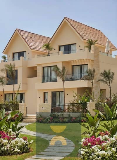 Luxury 3-story detached villa for sale with an immediate discount overlooking Central Park minutes from Saada Creek Town near Patio Prime Al Shorouk