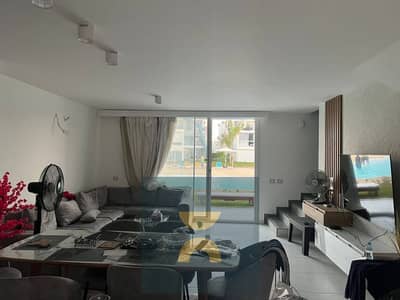First row on Crystal Lagoon fully finished chalet for sale prime location next to Hacienda and Hyde Park Ras El Hekma near Cali Coast and June sodic