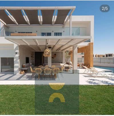 4 million down payment, 300m from the sea villa with private pool fantastic view hacienda near Ramla Fukabay Waterway Modon and Summer