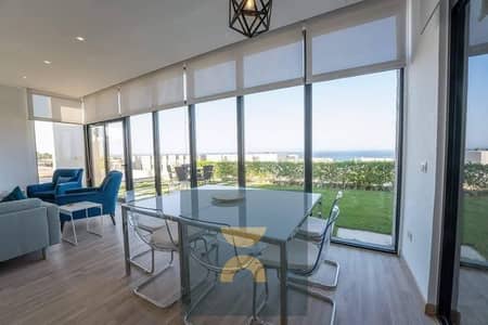 For sale in Solare from Misr Italia a ground floor chalet with a garden, the best location in Ras El Hekma directly next to Mountain View