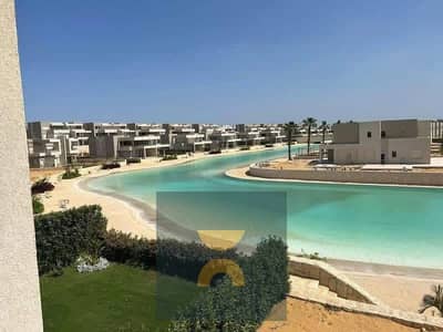 Direct sea view of Ras El Hekma fully finished two-bedroom chalet directly on the lagoon near Yod and Naya Bay minutes from La Vista and Salt