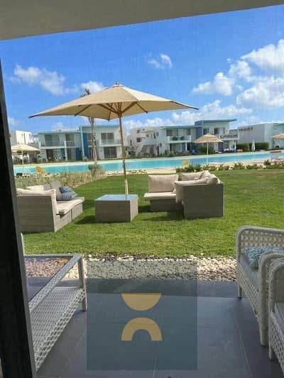 An opportunity for those looking to invest in Hyde Park Ras El Hekma a chalet with a garden first row Crystal Lagoon for sale next to Modon