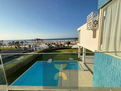 Stand-alone villa for sale in North Coast fully equipped with a stunning full sea view Enjoy a 30% discount with the remaining balance payable in in