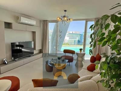 شالية مطل على البحر fully seaview بانورامي بالساحل الشمالي للبيع بالتقسيط المريح في راس الحكمة بالقرب من مارسيليا و لافيستا و كون و جون سوديك و مسايا