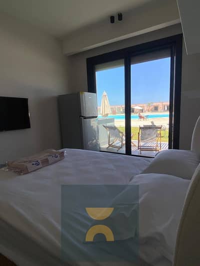 Chalet just 200m from the sea, prime location, fully ready with kitchen, high rental returns, flexible installments near SouthMED in Ras El Hekma