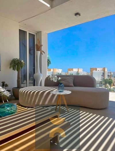 Limited time 40% discount 3 bedroom sea view chalet in Ras El Hekma next to Hacienda Bay finished with kitchen ACs and 10 year installments