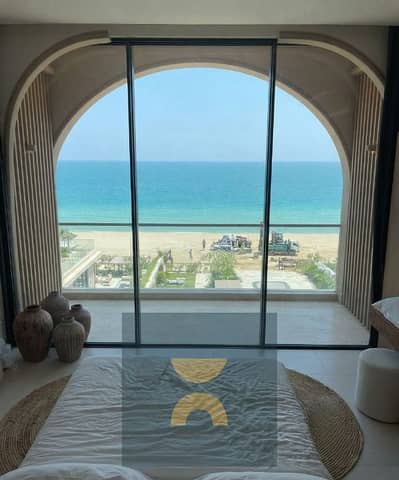 Luxury 3 bedroom chalet directly on the sea in Ras El Hekma Bay fully finished with ACs in phase Wadi Yam near Fouka Bay Caesars and Ramp For sale