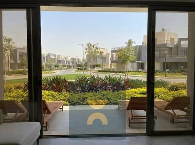 A 3 bedroom apartment with a garden 210m fully finished is for sale with installments over 15 years in the best location in the Talala compound on the