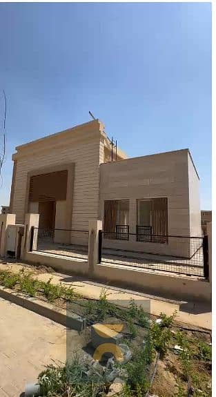5BR corner villa for sale in Butterfly with lake views near Haptown Sarai Mountain View 50% discount in a villas only phase
