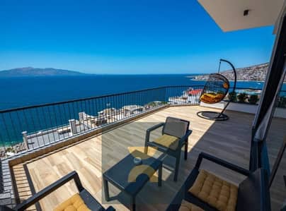 Pay 1.5 million down payment only own hotel-serviced chalet Ultra Super Lux finished with ACs near Season Amwaj Levels Mountain View mins June Sodic