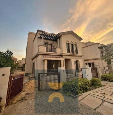Villa in Sarai with 50% discount, villas-only phase on Al Amal Axis & Suez Rd, near Capital Airport, Mostakbal City & New Cairo.
