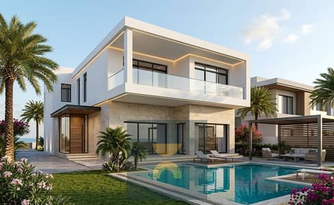 Standalone ultra super lux finished villa North Coast 30 percent discount strategic location next Waterway Sol mins La Vista Amwaj Koun Modon