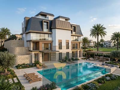 Luxury villa for sale with 15y installments fully finished in Talalah New Heliopolis next to Sodic East mins from Mostakbal City Shorouk Al Burouj