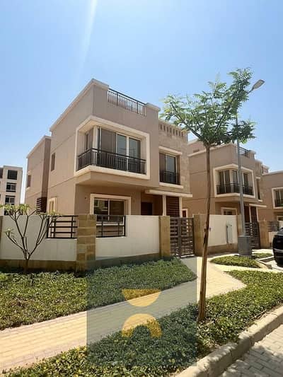 Flexible payment terms own twin house villa Taj City opposite Cairo Airport mins Swan Lake Mountain View Saada Compound North Rehab