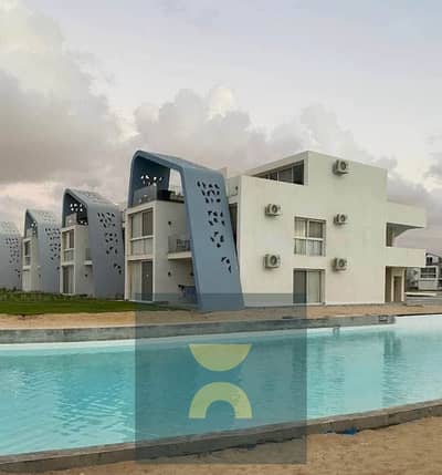 Fully finished townhouse with full sea view 8 year installment plan available in Ras El Hekma next to modon and near Soul and Direction White