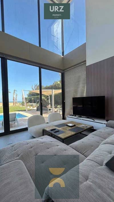 تاون هاوس علي بعد 300 م من Beach للبيع fully finished + ACs راس الحكمة الساحل الشمالي بالتقسيط بالقرب من ودايركيشين وايت وهاسيندا وكالي كوست