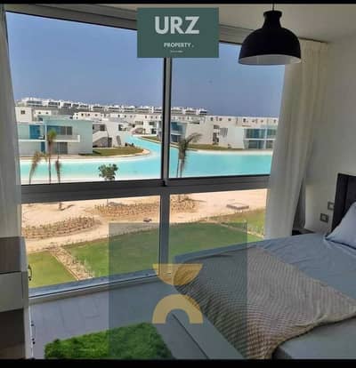 2bedroom beachfront chalet in El Dabaa fully finished with ACs & kitchen Easy installments on the North Coast near June Marassi Hacienda Bay