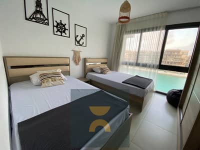 2Bedroom Fully Finished Chalet with and Open Lagoon View in Ras El Hekma North Coast near Modon 10 Year Installments close to Azha Dose Seasn and
