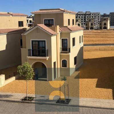 5-bedroom villa for sale with a 50% discount corner unit and the longest payment plan directly on the Suez Road opposite the Shorouk gates