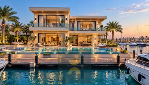 فيلا فاخر استاندالون اطلالة ساحرة علي marina بتشطيب عالمي بالتكيفات kitchen للبيع في راس الحكمة الساحل الشمالي بالقرب من سيلفر ساندز ومراسي بغوش و سول