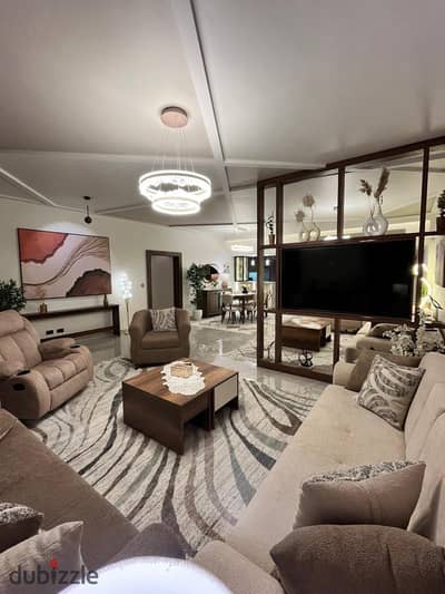 First Use Furnished Ground Apartment for Rent in Smart Life | 215 sqm + 75 sqm Private Garden | Hotel-Style Finishing | Near AUC