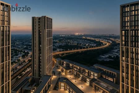 88 sqm Office for sale in 205 Arkan Palm directly on Mehwar 26 July Near delivery 2027 with 10% Down Payment