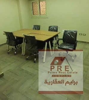 Furnished office for rent in Smouha, near Victor Emmanuel roundabout - two rooms