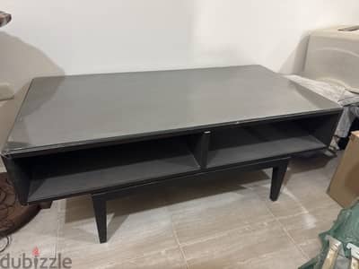 Ikea coffee table Regissor with glass plate