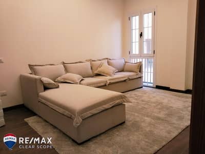 A fully finished and furnished townhouse corner for rent ,in very prime location view landscape in one of Golden square compounds layan new cairo