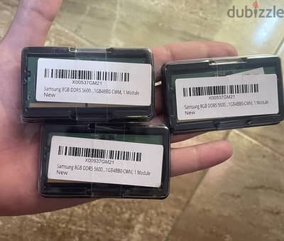 Samsung DDR5 8GB 5600MHZ Laptop ram [new sealed] رامات لابتوب جديدة