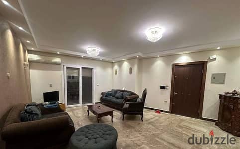 Fully finished ground-floor apartment with a garden for sale in Zayed Dunes Compound; 120 sqm interior area plus a 30 sqm garden.