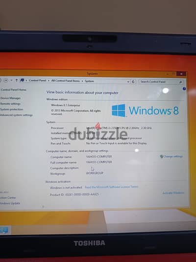 لابتوب توشيبا
