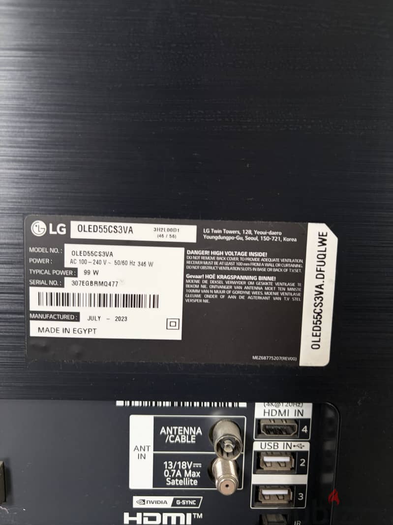 LG Oled CS3 - 55’’ 1